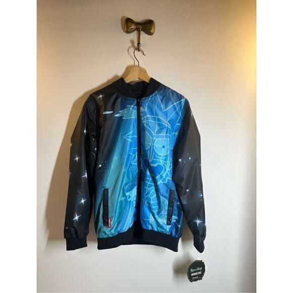 NWT Rick and Morty Members Only Adult Swim Jacket - Picture 1 of 10